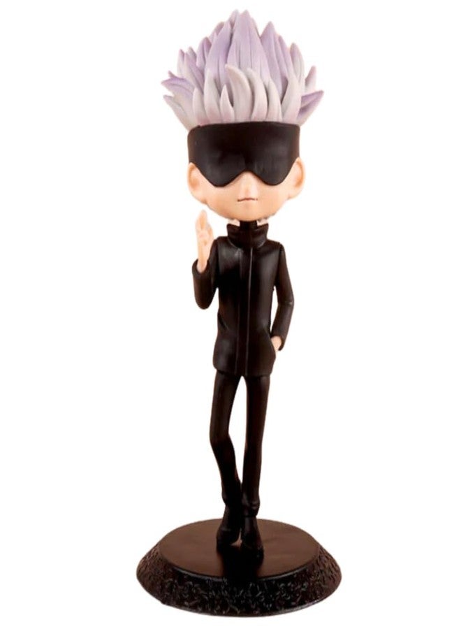 FowWelt Action Figure Miniature Toy Figure Special Edition for Car Dashboard, Decoration, Cake, Office Desk & Study Table - Gojo Eye Mask - Image 1